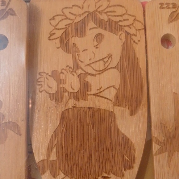 6 pcs Lilo & Stitch Wooden Bamboo Cooking Utensils Set - Picture 14 of 16